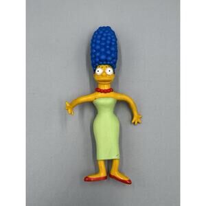 Vintage 1990 The Simpsons Marge Simpson Bendable Figure Toy 7” JESCO